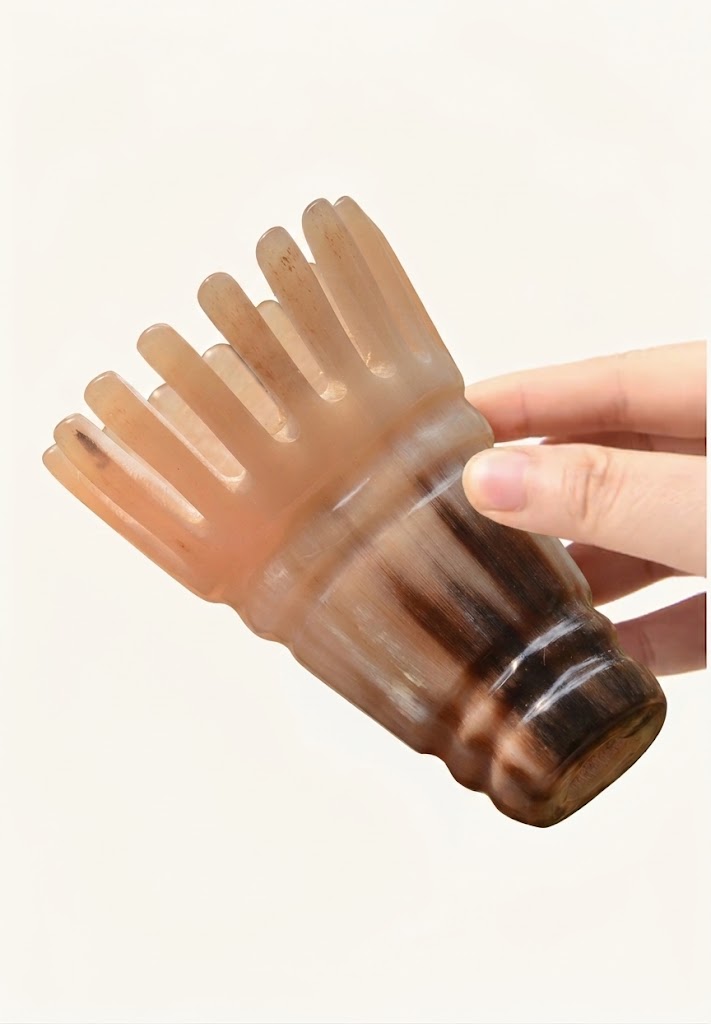 White Buffalo Horn Comb