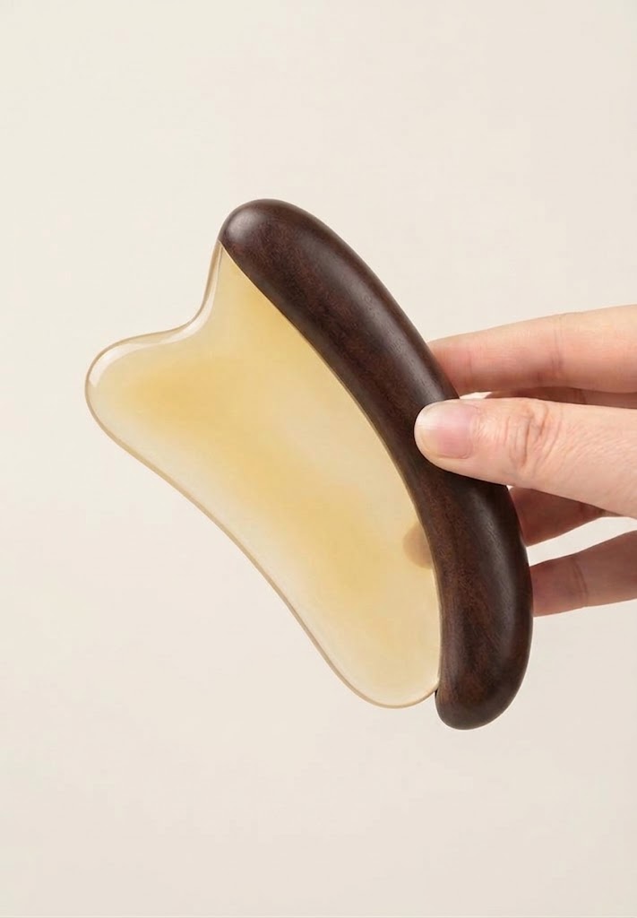 Natural Goat Horn Gua Sha Scraping Board